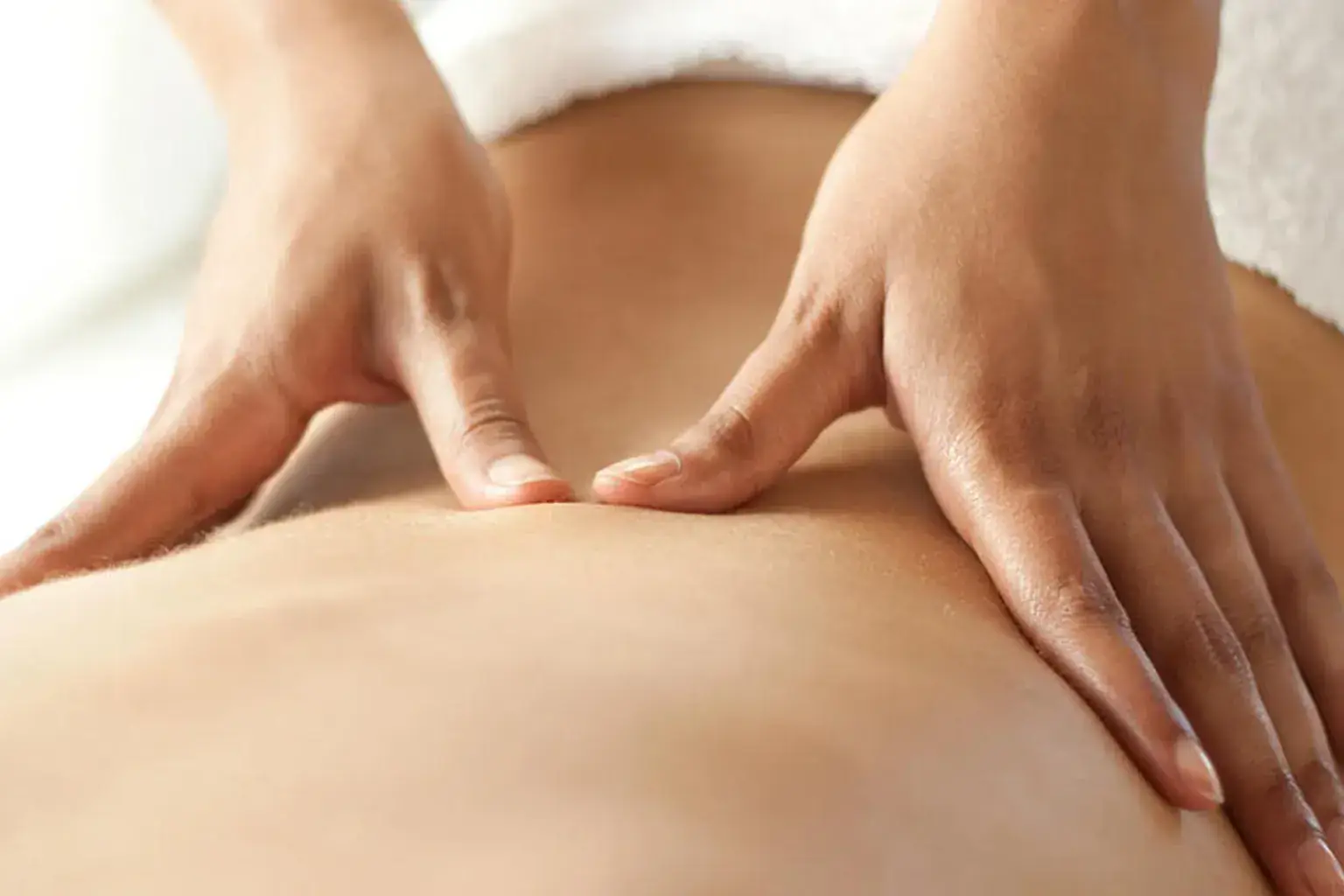 Relaxing back massage session at Susie Oriental Massage Spa in La Habra