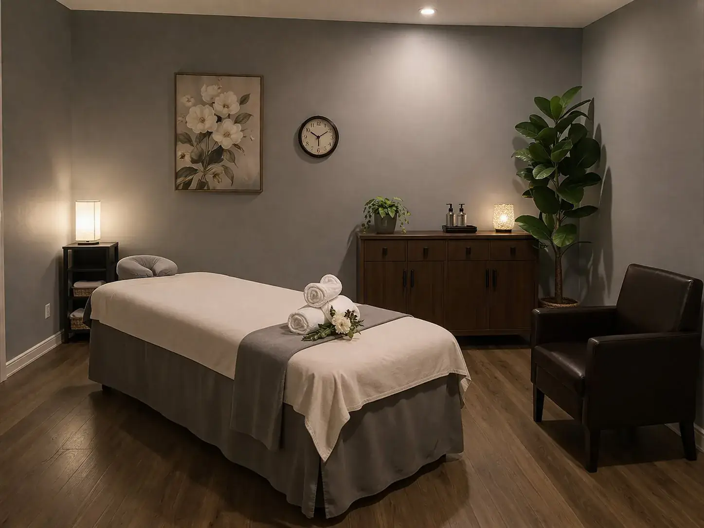 Warm and clean spa interior at Susie Oriental Massage Spa on Imperial Hwy in La Habra